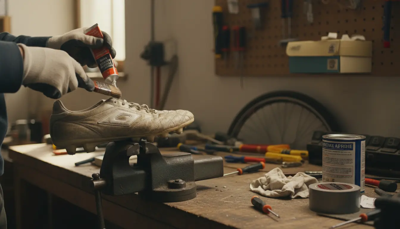 Voetbalschoen lijmen: hoe doe je dat?