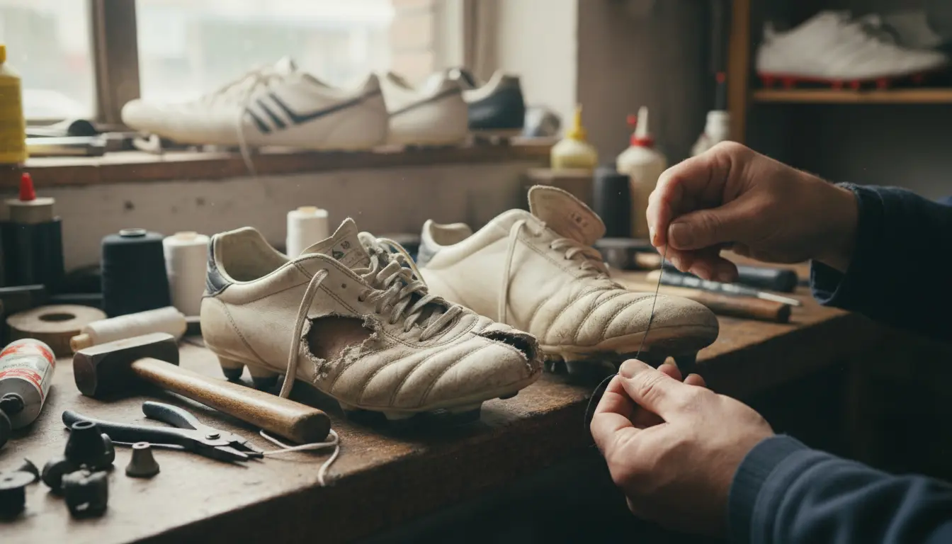 Voetbalschoen repareren: Is dat mogelijk?