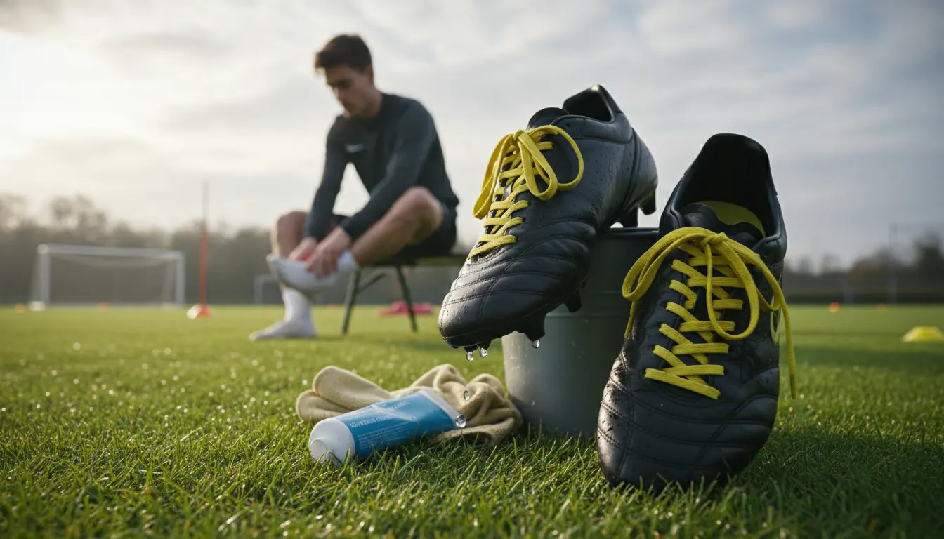 Hoe nieuwe voetbalschoenen inlopen