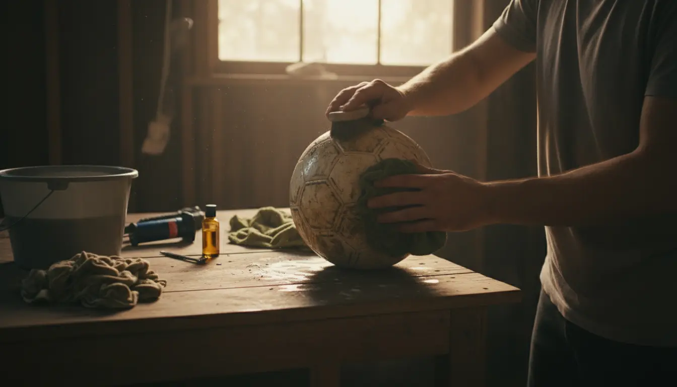 Hoe onderhoud je je voetbal?